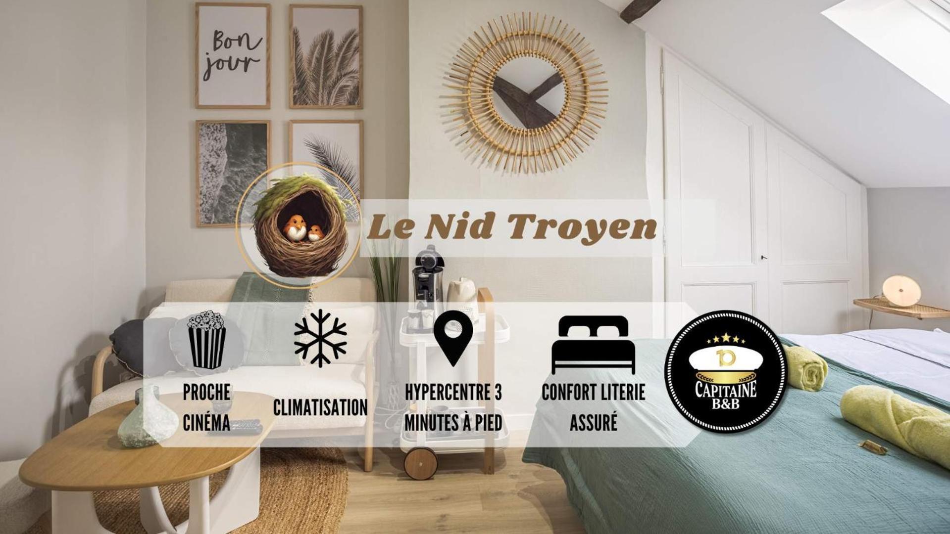 Le Nid Troyen - Proche Hypercentre - 2 Pers Troyes Exterior foto